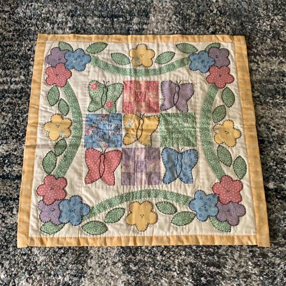 Handmade Table or wall quilt 24 x 24